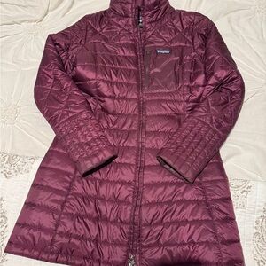 Patagonia Women's Maroon Puffer Jacket